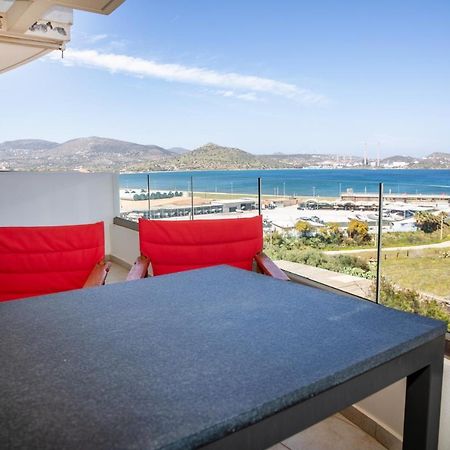 Komfort City Apartment "Elias" Mit Meerblick In Lavrio Esterno foto